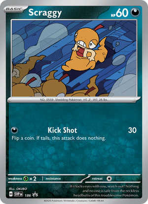 SVP Black Star Promos 186 Scraggy