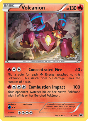 XY Black Star Promos XY164 Volcanion