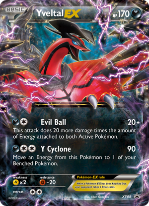 XY Black Star Promos XY08 Yveltal EX