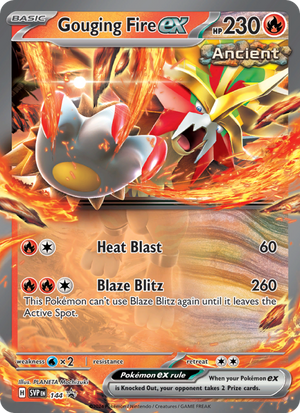 SVP Black Star Promos 144 Gouging Fire ex