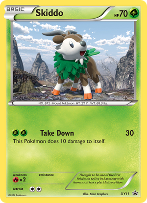 XY Black Star Promos XY11 Skiddo