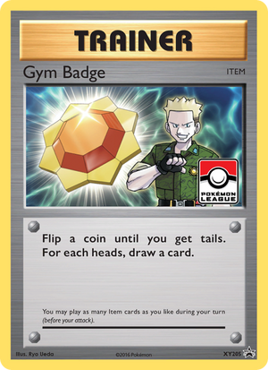 XY Black Star Promos XY205 Gym Badge