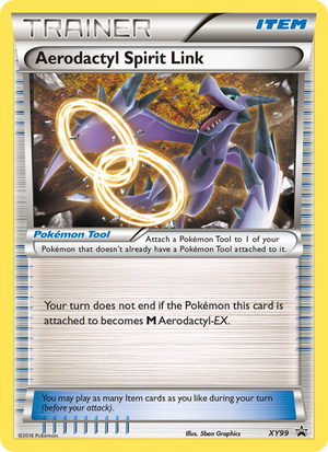 XY Black Star Promos XY99 Aerodactyl Spirit Link