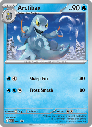 SVP Black Star Promos 064 Arctibax