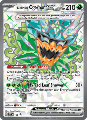 SVP Black Star Promos 166 Teal Mask Ogerpon ex