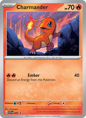 SVP Black Star Promos 047 Charmander