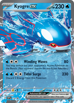 SVP Black Star Promos 178 Kyogre ex