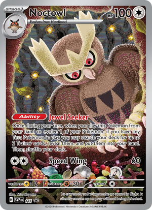 SVP Black Star Promos 141 Noctowl