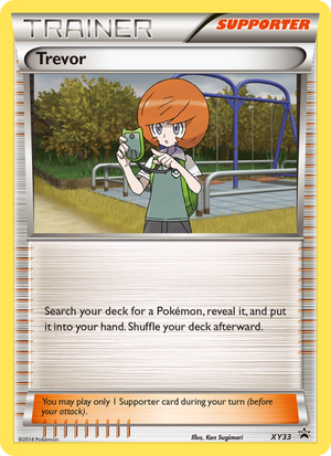 XY Black Star Promos XY33 Trevor