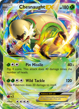 XY Black Star Promos XY18 Chesnaught EX