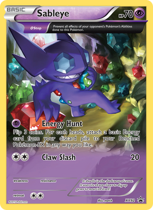 XY Black Star Promos XY92 Sableye