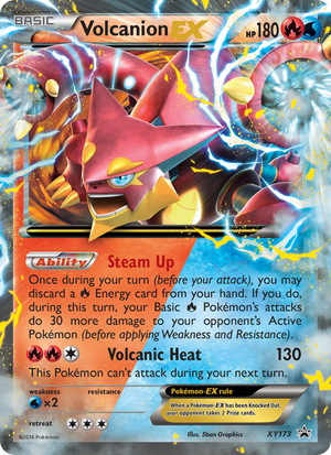 XY Black Star Promos XY173 Volcanion EX