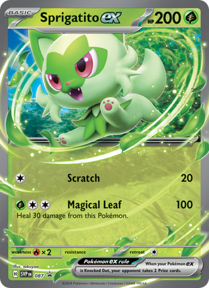 SVP Black Star Promos 087 Sprigatito ex
