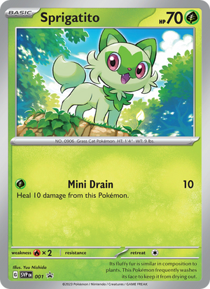 SVP Black Star Promos 001 Sprigatito