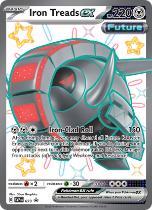 SVP Black Star Promos 073 Iron Treads ex