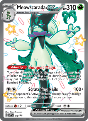 SVP Black Star Promos 078 Meowscarada ex