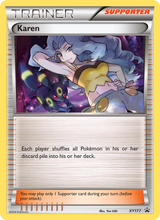 XY Black Star Promos XY177 Karen