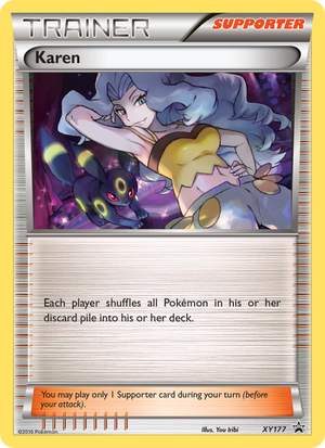 XY Black Star Promos XY177 Karen
