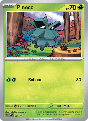 SVP Black Star Promos 061 Pineco