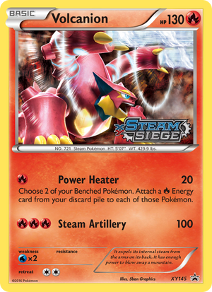 XY Black Star Promos XY145 Volcanion