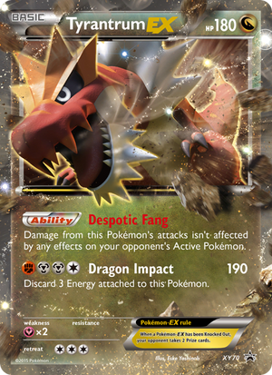 XY Black Star Promos XY70 Tyrantrum EX