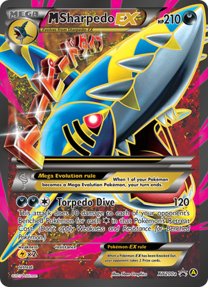 XY Black Star Promos XY200a M Sharpedo-EX