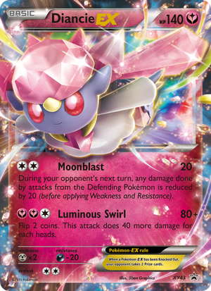 XY Black Star Promos XY43 Diancie EX