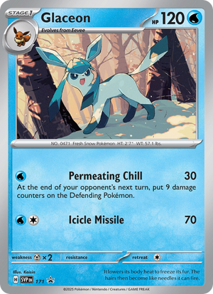 SVP Black Star Promos 171 Glaceon