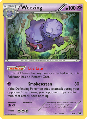 XY Black Star Promos XY163 Weezing