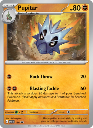 SVP Black Star Promos 120 Pupitar