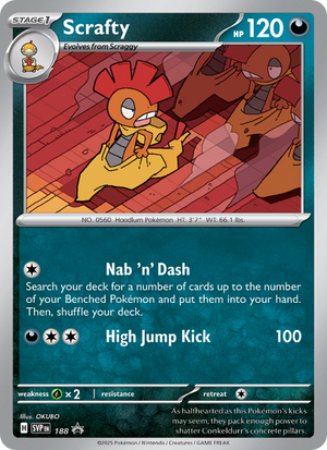 SVP Black Star Promos 188 Scrafty