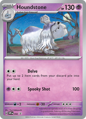 SVP Black Star Promos 042 Houndstone