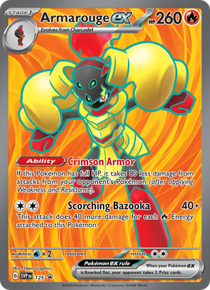 SVP Black Star Promos 125 Armarouge ex