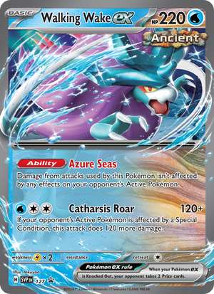 SVP Black Star Promos 127 Walking Wake ex