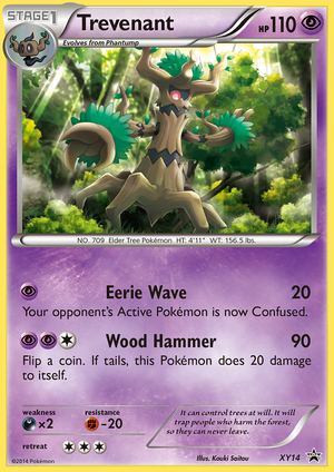XY Black Star Promos XY14 Trevenant