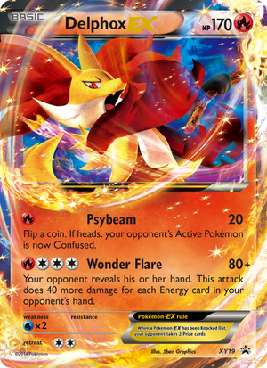 XY Black Star Promos XY19 Delphox EX
