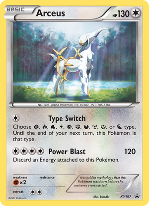 XY Black Star Promos XY197 Arceus