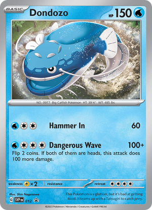 SVP Black Star Promos 012 Dondozo
