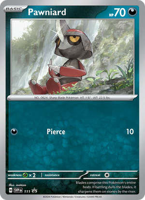 SVP Black Star Promos 111 Pawniard