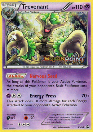 XY Black Star Promos XY94 Trevenant