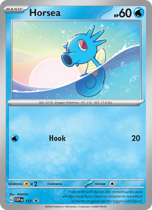 SVP Black Star Promos 137 Horsea