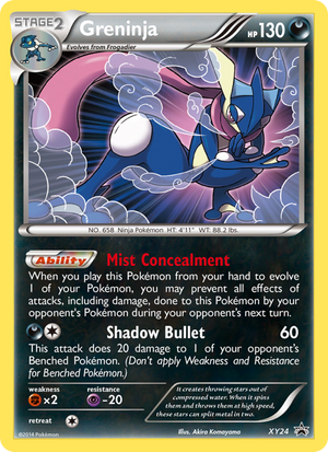 XY Black Star Promos XY24 Greninja
