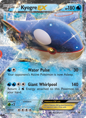 XY Black Star Promos XY41 Kyogre EX