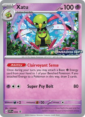 SVP Black Star Promos 059 Xatu