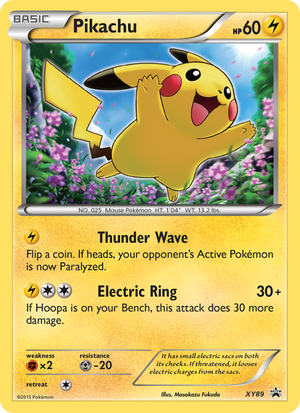 XY Black Star Promos XY89 Pikachu