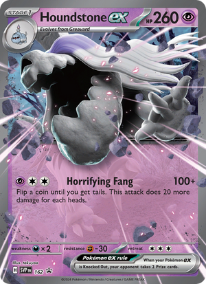 SVP Black Star Promos 162 Houndstone ex