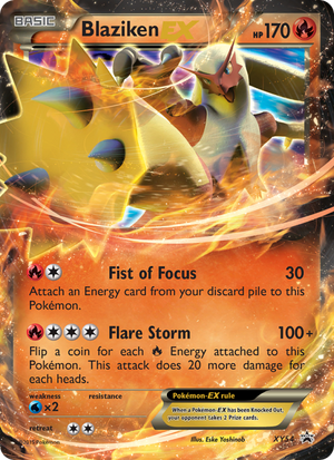 XY Black Star Promos XY54 Blaziken EX