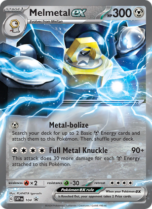 SVP Black Star Promos 104 Melmetal ex