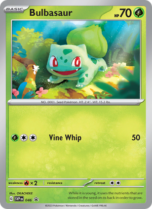 SVP Black Star Promos 046 Bulbasaur