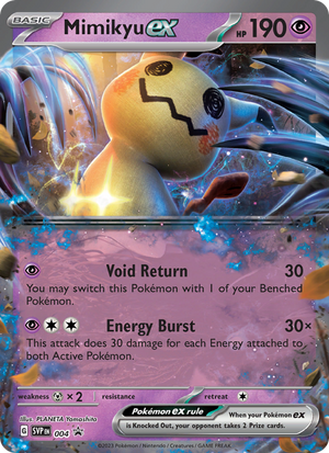 SVP Black Star Promos 004 Mimikyu ex